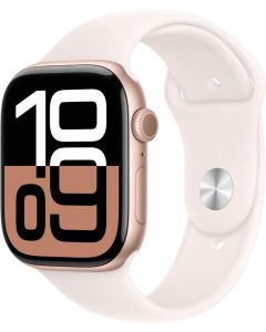 Apple Watch Series 10 46mm Rose Gold Aluminium - Sport Band S/M - Light Blush - EUROPA