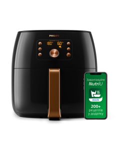 Philips Premium Smart Sensing XXL HD9867/90 Airfryer, 7.3L, Tec. Smart Sensing, App per ricette - HD9867/90