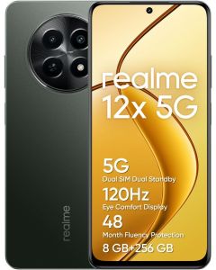 Realme 12x 5G 6GB / 128GB - Glowing Black - GAR. ITALIA - TIM